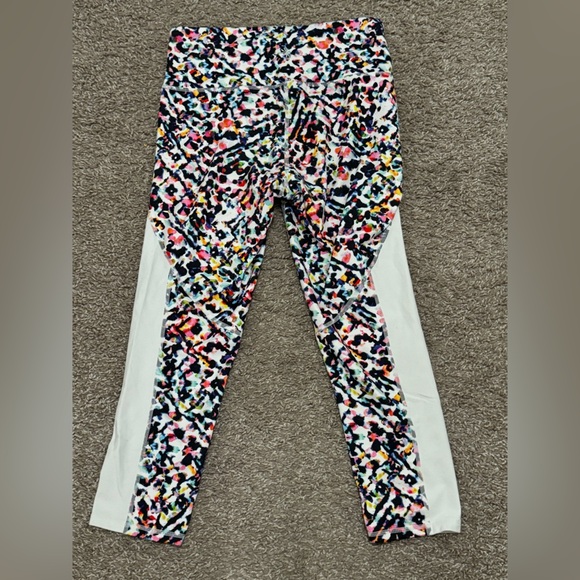 Athleta Watercolor Chaturanga Capri Leggings - Picture 6 of 7